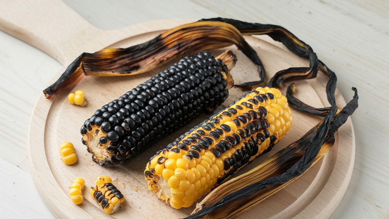 burnt corn cooked burnt smell